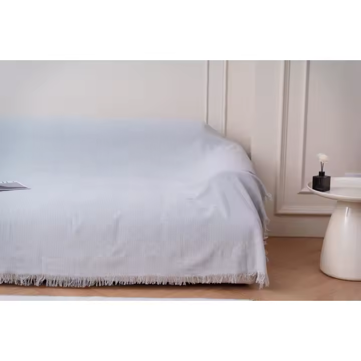NEW & Almeritex 2000 Colcha Multiusos Sofa, Manta Foulard, Plaid para Cama, Cubresofa Cubrecama  Gris Claro - 1