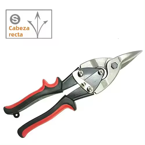 Tijeras De Metal Snip De 25CM/10'' Para Aviación Corte De Placa De Hierro Herramienta Doméstica Y Industrial De Acero Al Carbono - 1