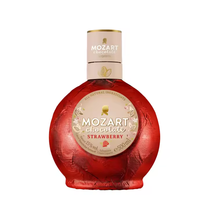 CREMA PREMIUM MOZART STRAWBERRY CHOCOLATE CREAM 50CL 15% - 1