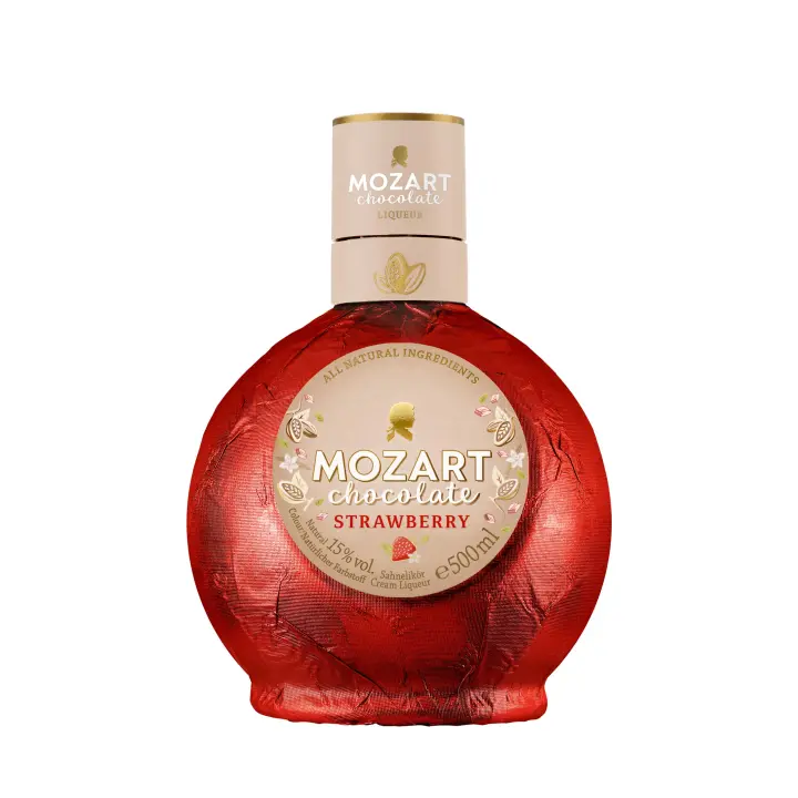 CREMA PREMIUM MOZART STRAWBERRY CHOCOLATE CREAM 50CL 15% - 1