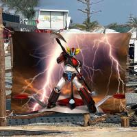 Bandera De Camping Goldorak Grendizer De Alta Calidad Impresión De Banderín De Artesanía Estilo Ambiente Para Exterior E Interior - details 5