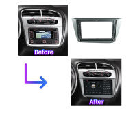 Marco De Radio Para Coche 9 Pulgadas Para SEAT ALTEA 2004-2015 Kit De Montaje En Tablero Panel De Instalación Para Estéreo GPS DVD Canbus Adaptador De Cubierta Fascia - details 2