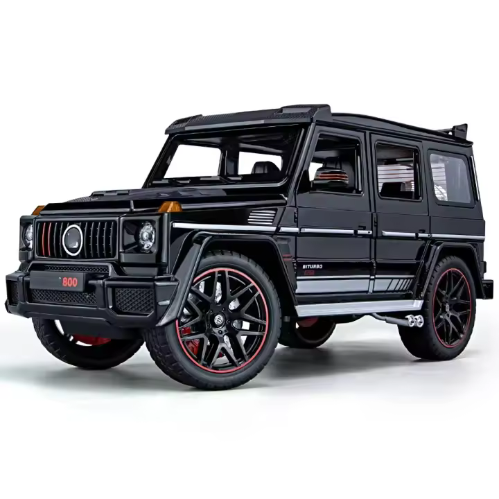 Coche De Escala 1/18 G800 Juguetes De Colección Con Sonido Y Luz Vehículos Todoterreno De Metal Para Niños Regalo Serie Mini Auto - 1