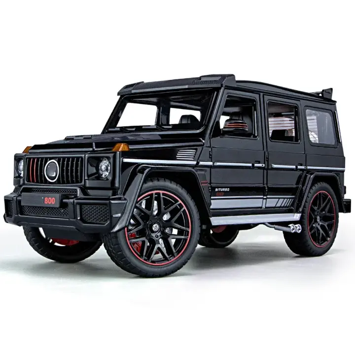 Coche De Escala 1/18 G800 Juguetes De Colección Con Sonido Y Luz Vehículos Todoterreno De Metal Para Niños Regalo Serie Mini Auto - 1