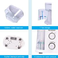 Irrigador Oral Eléctrico 1000ml Con Polvo Dental Agente De Limpieza Oral SPA Desinfección UV 7 Boquillas Para Cuidado Dental Adultos - details 10