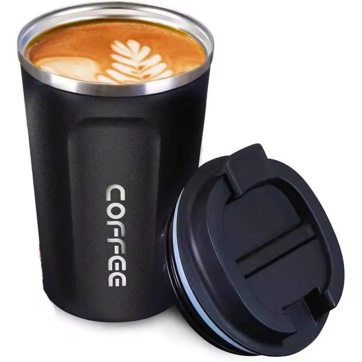 Vaso Termico Café Termo Taza Termica Viaje Botella Acero Inoxidable Agua para Llevar Sin Bpa Thermos Frascos INOX Copa Hermetico Taza Coche Bebida - 1