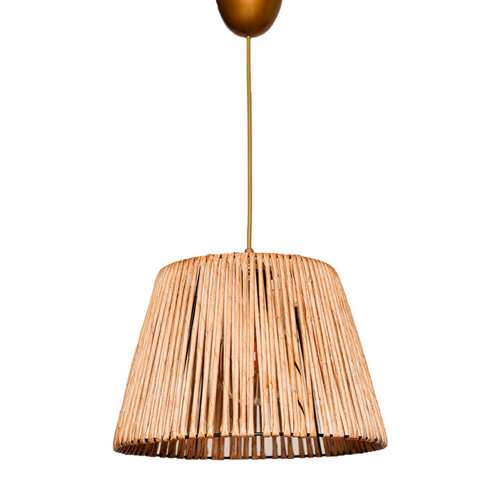 Lámpara de techo 70 cm. natural, tipo E 27 Max 60 W WELLHOME