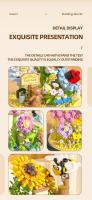 Juego De Construcción De Bloques Insectos Y Flores Set De Abeja Mariposa Y Plantas Con Cubierta Antisuciedad Juguetes DIY Para Niños Regalos De Navidad Educativo Y Divertido Para Adolescentes Y Adultos - details 6