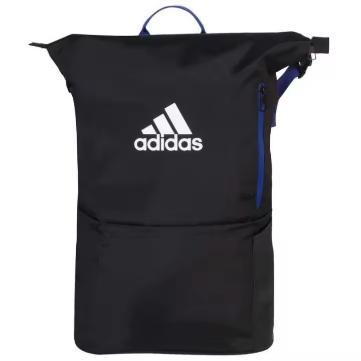 Mochila Adidas Multigame Negro Azul 2022 - Dimensiones 29x15.5x47 Cm - Capacidad 3 Palas - 1