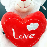 Peluche Osito Con Corazon LOVE 45cm,te amo te quiero,Día de San Valentín,cm,fespu - details 2