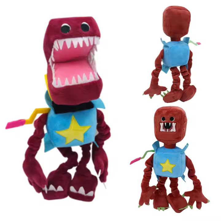 Nueva Figura De Peluche Robot Rojo Boxy Boo Decoración De Habitación Para Niños Regalo De Navidad Juguetes De Tela Suave Para Edad 3-12 Años Unisex - 1