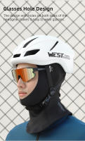 Manga De Ciclismo Invierno WEST BIKING Con Poliéster Térmico Protección De Cuello Y Orejas Antideslizante Resistente Al Viento Para Ciclismo Y Running - details 7