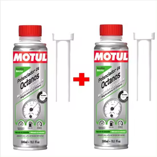 MOTUL POTENCIADOR DE OCTANOS ADITIVO GASOLINA  0.300 L 2 UNIDADES 110754PROM - 1