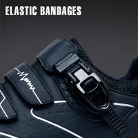 Zapatos De Bicicleta De Montaña Para Hombres Suela Rápida Compatible Con Sistema SPD Para Interior Y Exterior Transpirables De Cuero Con Lining De Lycra Y Suela De Goma - details 3