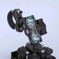 Soporte De Teléfono Móvil Ajustable Para Motocicleta Scooter ATV Bicicleta Con Módulo Absorbedor De Choque En Cualquier Ángulo - details 2