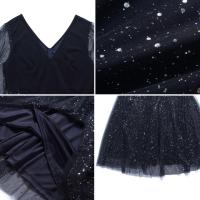 Primavera y verano nuevo vestido de las mujeres de gran tamaño V-cuello temperamento Slim lunares de alta gama hermosos vestidos de las mujeres - details 5