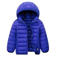 Chaqueta De Poliéster Para Niños Y Niñas Con Capucha Aislante Ligera Para Otoño E Invierno Cierre De Cremallera Estilo Moda Tallas Para 6-14 Años Colores Negro Azul Gris - details 2