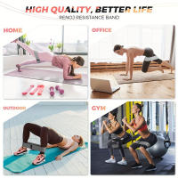 Banda De Resistencia De Color Gradiente Para Sentadillas Profundas Y Modelado De Glúteos Crochet Elasticidad Fitness Para Hombres Y Mujeres - details 10