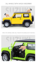 Modelo De Coche Suzuki Jimny 1:24 En Escala Con Puertas Abatibles Luz Y Sonido Absorci\u00f3n De Choques Regalo Para Niños Y Coleccionistas - details 7