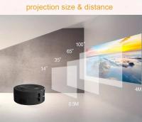 Mini proyector de vídeo, proyector portátil 1080P compatible con USBteléfono Android, dispositivos tecnológicos, proyector para exteriores, mini TV para el hogar/camping/viajes/fiesta, artículos geniales, regalos de cumpleaños personalizados - details 3