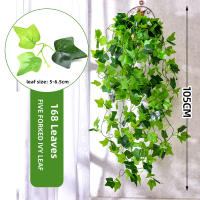 Planta Artificial De Hojas De Malvavisco 105cm/41in Verde Para Decoración De Ventanas Patios Jardines Interiores Exteriores - details 7