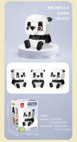 Bloques De Construcción Mini Animales 639PCS Ostrich Fox Panda Mascotas Adorables Micro Bloques Modelo Juguetes Para Niños Regalo De Cumpleaños Y Fiestas - details 6