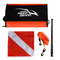Flotador De Seguridad Inflable Para Escuba Con Bandera De Diversión Máxima De 78LBS Para Pesca Con Arco Y Natación - details 7