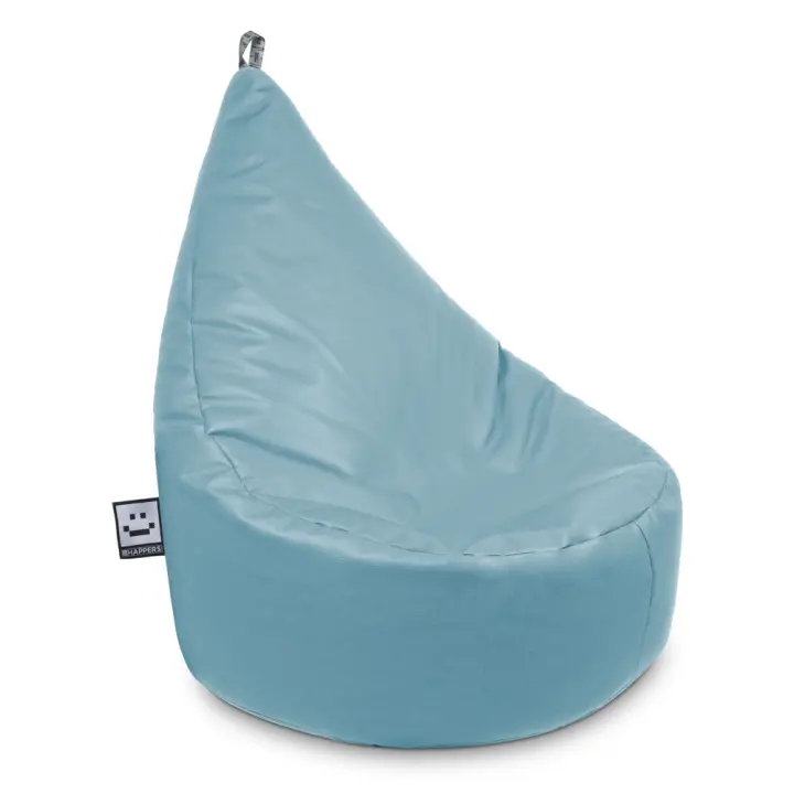 Puff Butaca Polipiel Azul Cielo HAPPERS - Cómodo, ligero y resistente. Make it Happers® - 1