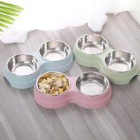 Tazas De Alimentos Y Agua Para Mascotas Doble Acero Inoxidable Alimento Y Agua Para Perros Gatos Pupusas Accesorios Pequeños Para Perros - details 28