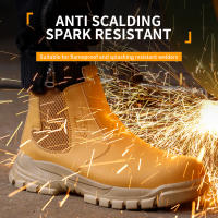 Botas De Seguridad Para Hombre Impermeables Con Punta De Acero Antigolpes Y Antipinchazos Para Actividades Al Aire Libre Senderismo Y Tácticas - details 13