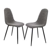 ARISE SHOP-Silla Borreguito Pata Negra Gris Oscuro,Sillas para cocina, comedor, sala de estar, dormitorio, Sillas auxiliares de oficina 53 x 45 x 89 cm - details 0