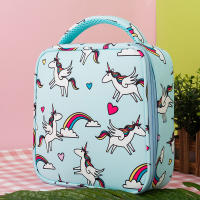 Bolsa De Almuerzo Unicornio Para Niños Y Estudiantes Con Correa Ajustable Y Diseño De Dibujos Animados Termo Para Nevera - details 3
