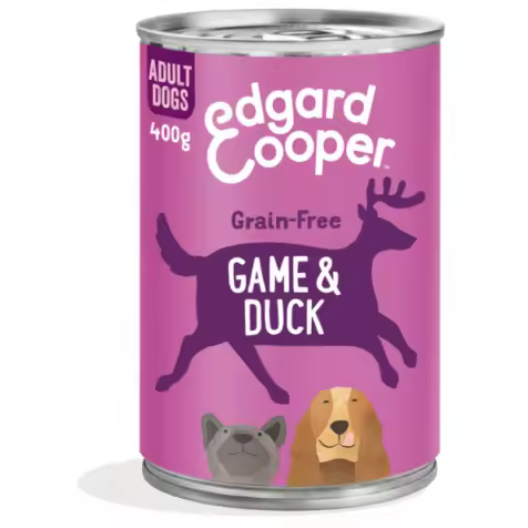 Edgard & Cooper Adult Grain Free Venado Y Pato Perro Latas 400 Gr - 1