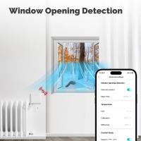 Termostato Inteligente ZigBee Para Calefacción Por Cable Piloto Soporte Para Radiador Ecowatt Monitoreo De Electricidad Con Control Remoto Compatible Con Alexa - details 9