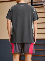 Camiseta De Verano Para Hombre Con Parches Sueltos Cuello Redondo Manga Corta Transpirable Ligera Y Secado Rápido Ropa Casual - details 2