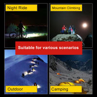 Luz De Bicicleta Frontal 2T6 LED Recargable Por USB 1000LM Lámpara MTB De Montaña Accesorios Para Ciclismo Luz Trasera - details 12