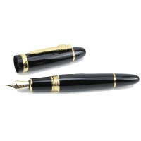 Bolígrafo De Tinta Jinhao 159 Clásico De Alta Calidad Negro Con Tintero De Plata Estilo Único Punta Media Clip Dorado Para Escuela Y Oficina - details 4