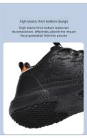 Zapatos De Cocina Para Hombres Antideslizantes Impermeables Y Resistentes Al Aceite Para Cuatro Estaciones Moda Casual Deportivos Transpirables Para Exteriores - details 9