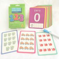 Juego Educativo Montessori De 36 Tarjetas Para Niños Para Aprender Números Leitura Escritura Matemáticas Temas De Animal Transporte Fantasía Deportes Música - details 2
