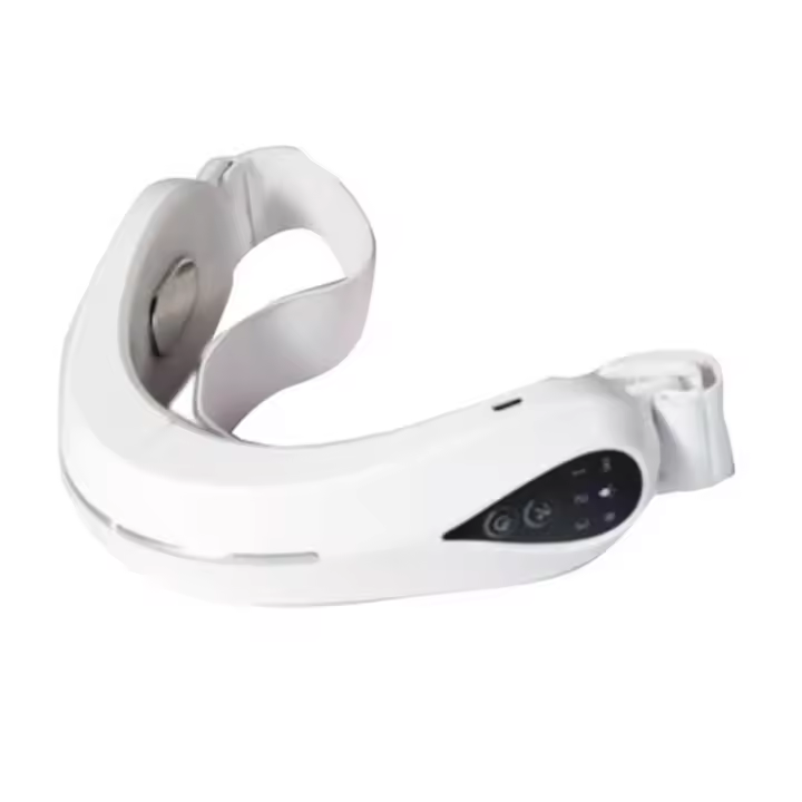 Terapia de Luz LED Roja y Azul para Levantamiento de Rostro Masaje EMS Cuidado Facial Máquina de Adelgazamiento Reduce Doble Mentón Blanco - 1