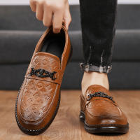 Zapatos De Cuero De Alta Calidad Para Hombre Loafers Italianos De Lujo Casual Transpirables Zapatos De Vestir Slip-on Para Conducir - details 25