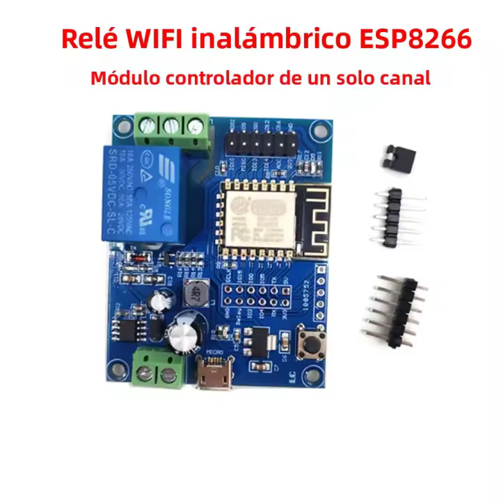 Módulo De Controlador De Relé WIFI ESP8266 Single-channel Para IoT Y Hogar Inteligente DC5V-80V Placa De Desarrollo ESP12F - 1