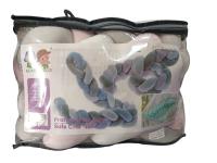 Trenza Protectora para Cuna ROSA GRIS Extrasuave Tacto Aterciopelado Gamberritos 🌸👶- Seguridad y Confort para tu Bebé, Chichonera Trenza Decorativa Antivuelco Reductora, 1.5m  🌸👶Hecho en España - details 4