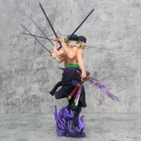 Figura De Acción Anime One Piece Roronoa Zoro 30cm PVC Juguete Coleccionable Para Niños Y Adultos Regalo De Cumpleaños - details 20
