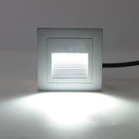 Lámpara De Pared LED 3W Impermeable Para Iluminación Nocturna Al Aire Libre En Exterior Ideal Para Escaleras Balcones Jardines Y Porches Con Caja Inferior Incluida Instalación Recessed - details 2