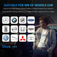 Adaptador Wireless Carplay Android Auto 2en1 Dongle Inteligente 2024 5G WIFI Para iPhone Y Android Compatible Con Volvo Benz MG Kia Chery VW - details 10