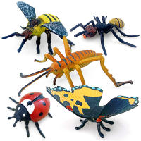 Juego De 12 Figuras De Animales Miniatura Insectos Y Reptiles Educativo Para Niños Juguetes De Halloween Escarabajo Mantis Cicada Lurio - details 3