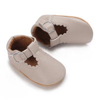 Zapatos Para Bebé Recién Nacidos Niñas Clásicos Corazón De Goma Antideslizante PU Vestido Primera Caminadora Zapatos De Cuna - details 32
