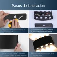 Lámpara De Pared LED Impermeable IP65 Para Exterior 2W 4W 6W 8W 12W Luz De Jardín Aluminio Para Dormitorio Sala De Estar Escaleras Iluminación - details 9