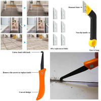 Juego De 12 Herramientas Para Eliminar Grout Cuchilla De Tajo Limpieza De Encaje De Azulejo Escobilla De Caulking Para Cocina Y Habitaciones - details 2
